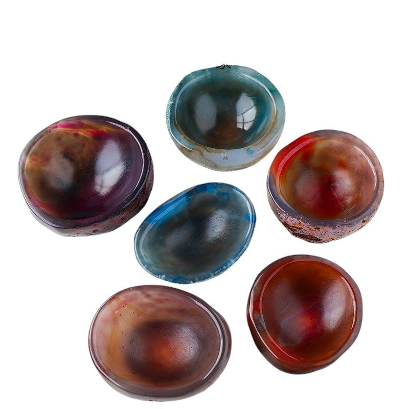 Dyed Agate Bowl Wholesale 2.8-3.9 in (7-10 cm) - 1
