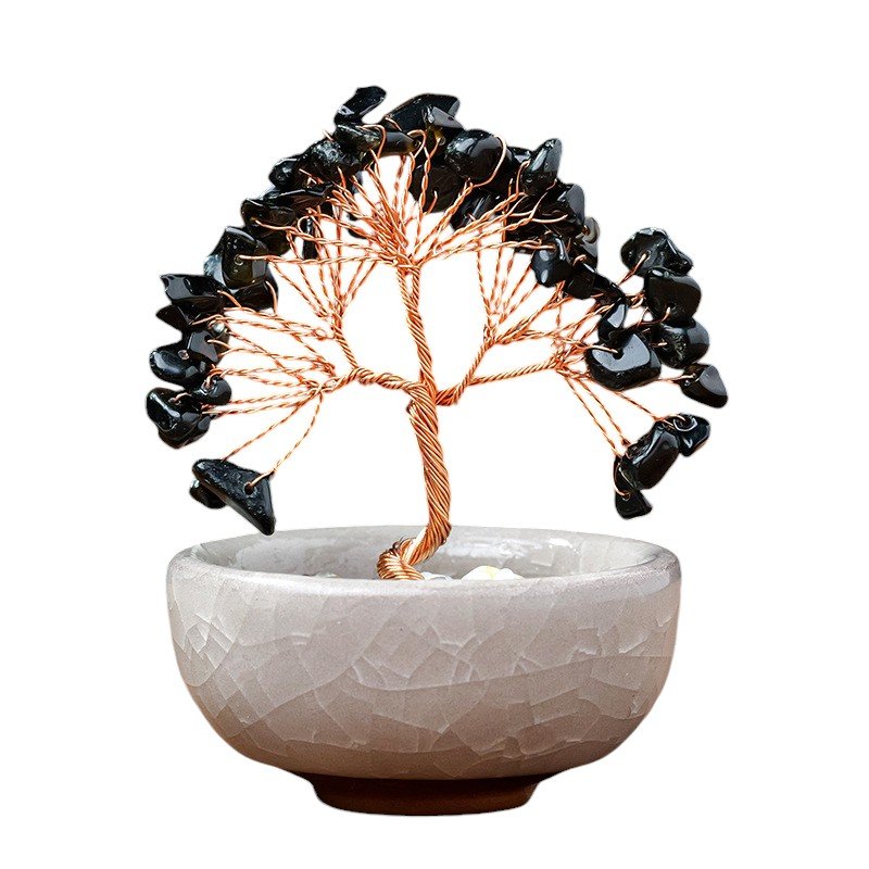 Obsidian Chip Tree 3.90 in Black 3.90 in 1