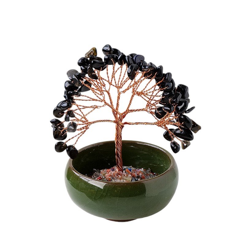 Obsidian Chip Tree 3.90 in Black 3.90 in 2