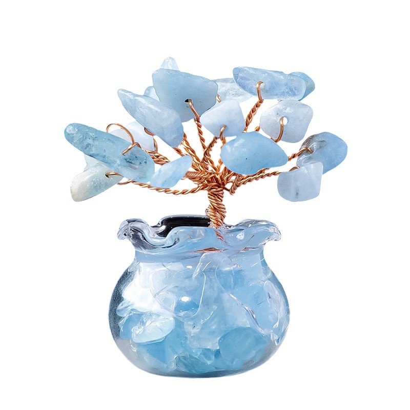 Aquamarine Chip Tree 2.20 in