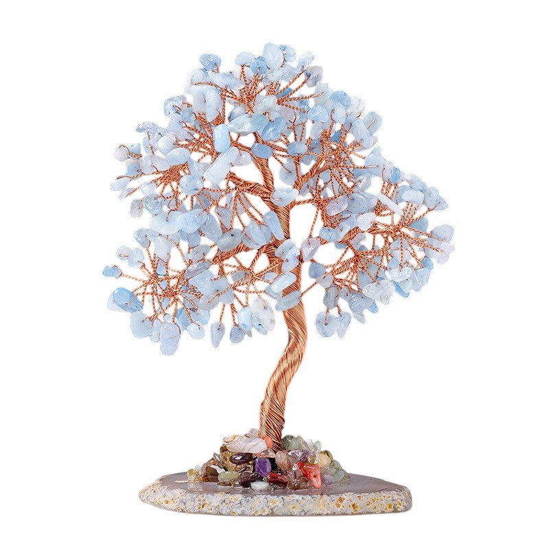 Aquamarine Chip Tree 5.70 in