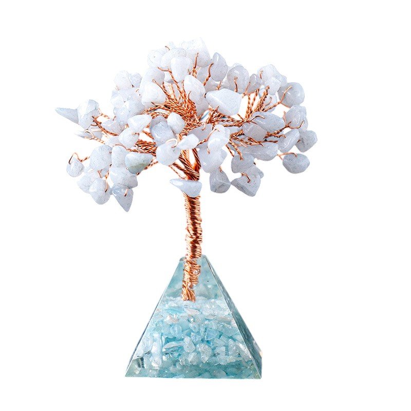 Aquamarine Chip Tree 3.70 in