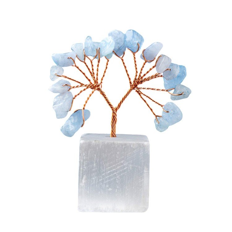 Aquamarine Chip Tree 2.40 in Wholesale