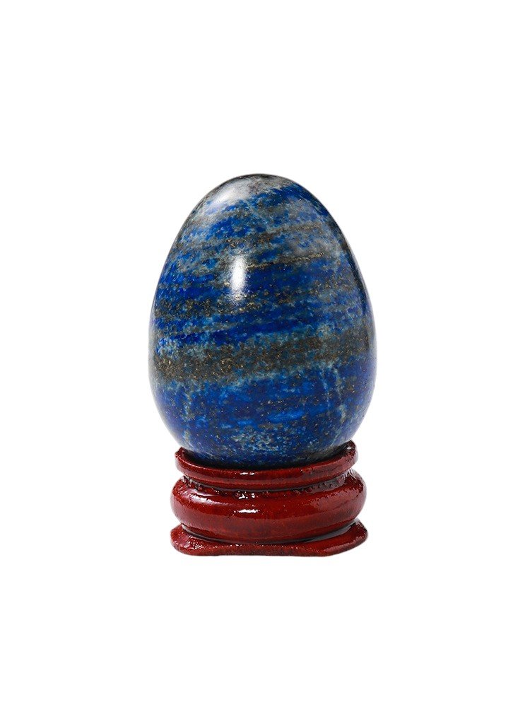 3 Sizes of Blue Lapis Lazuli Crystal Egg With Base Wholesale