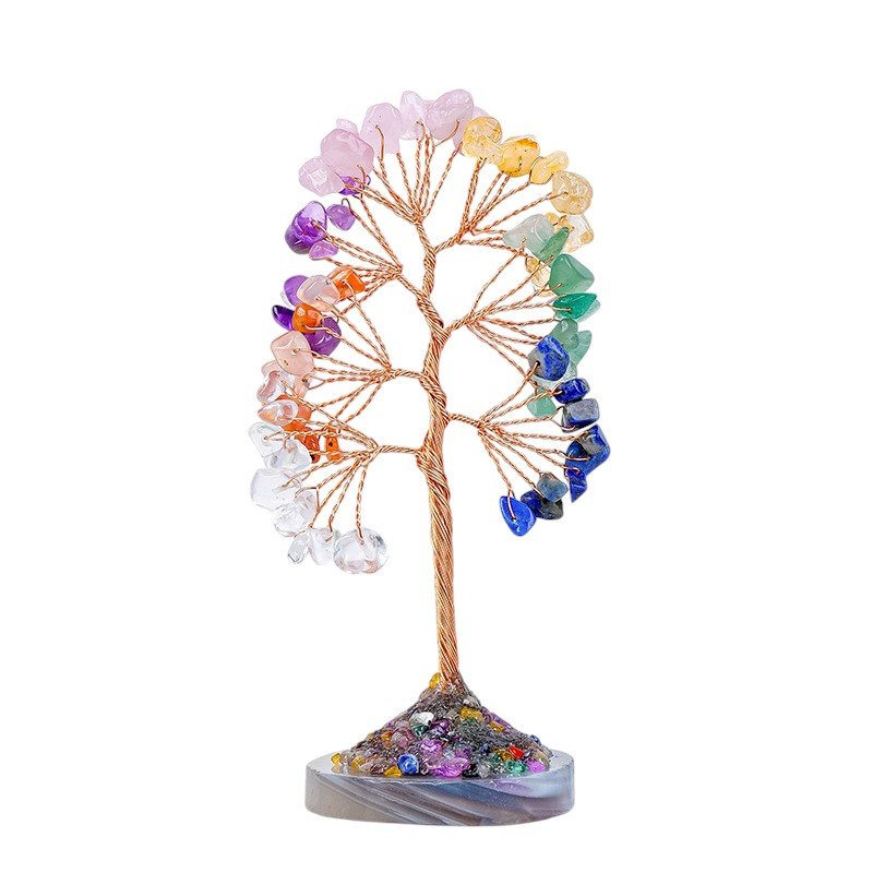 Mixed Crystal Crystal Tree 4.9 in Wholesale