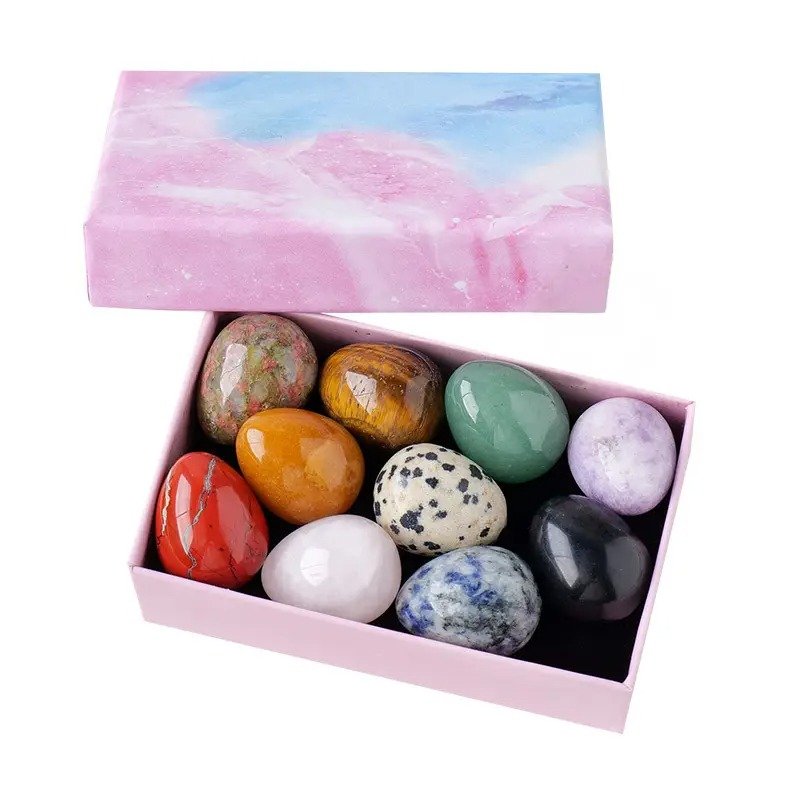 Mixed Crystal Egg 0.8 in 0.2 kg Bulk