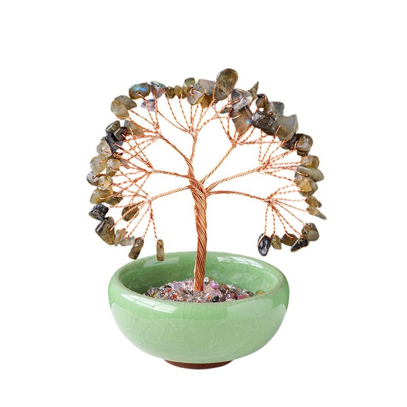 Labradorite Chip Tree 3.90 in Bulk