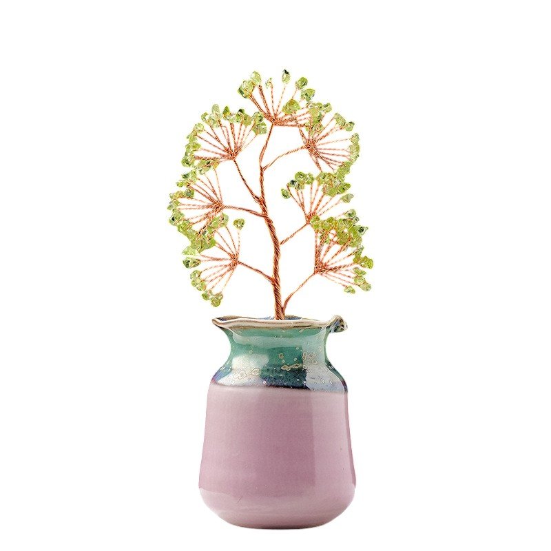 Peridot Chip Tree 6.50 in