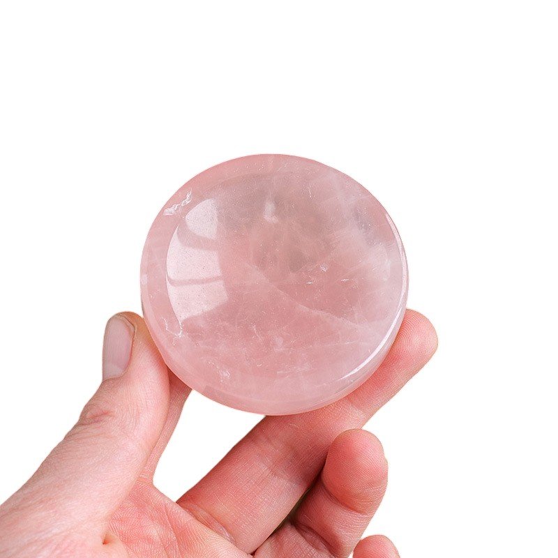 2 Types of Pink Rose Quartz Crystal Bowl Wholesale