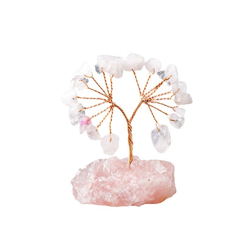 Rose Quartz Chip Tree 2.60 in