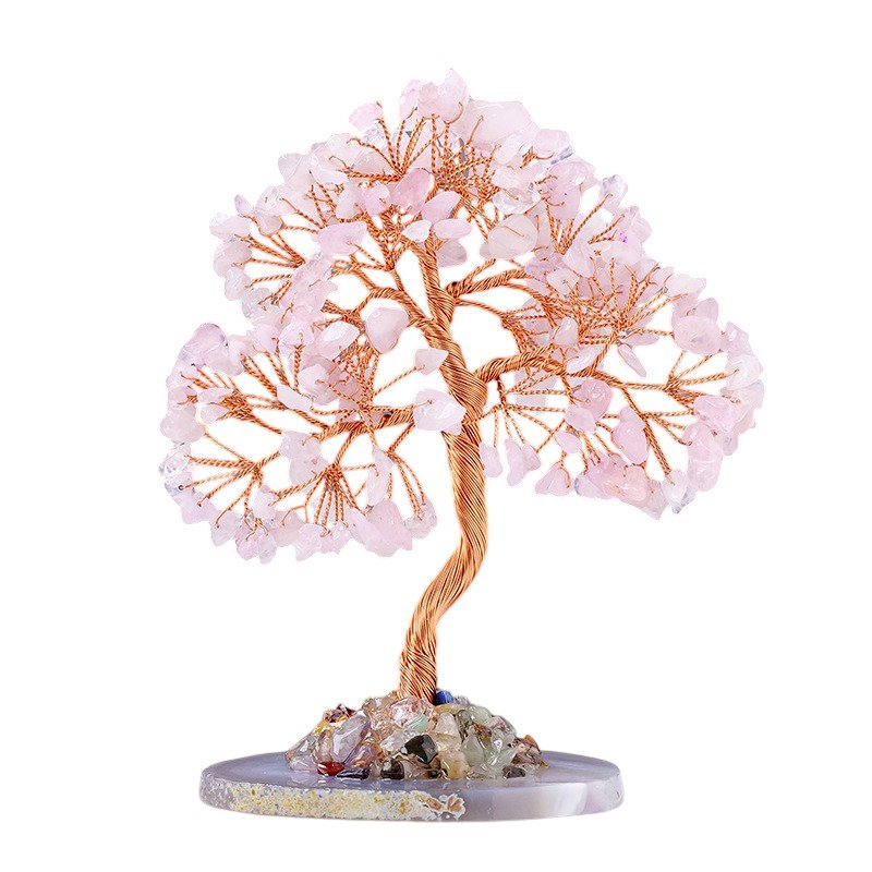 Rose Quartz Chip Tree 5.70 in