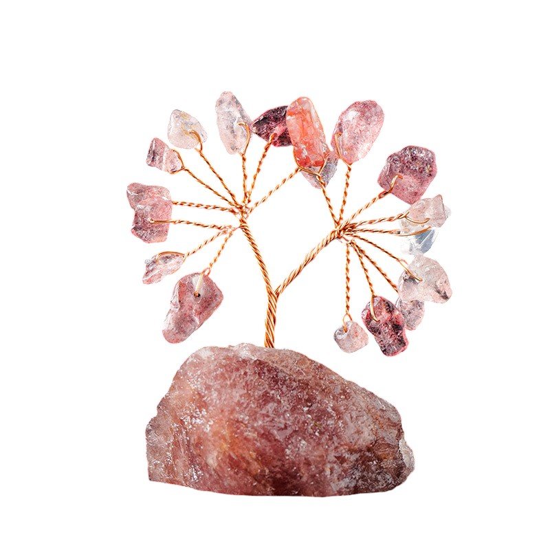Strawberry Quartz Chip Tree 2.60 in