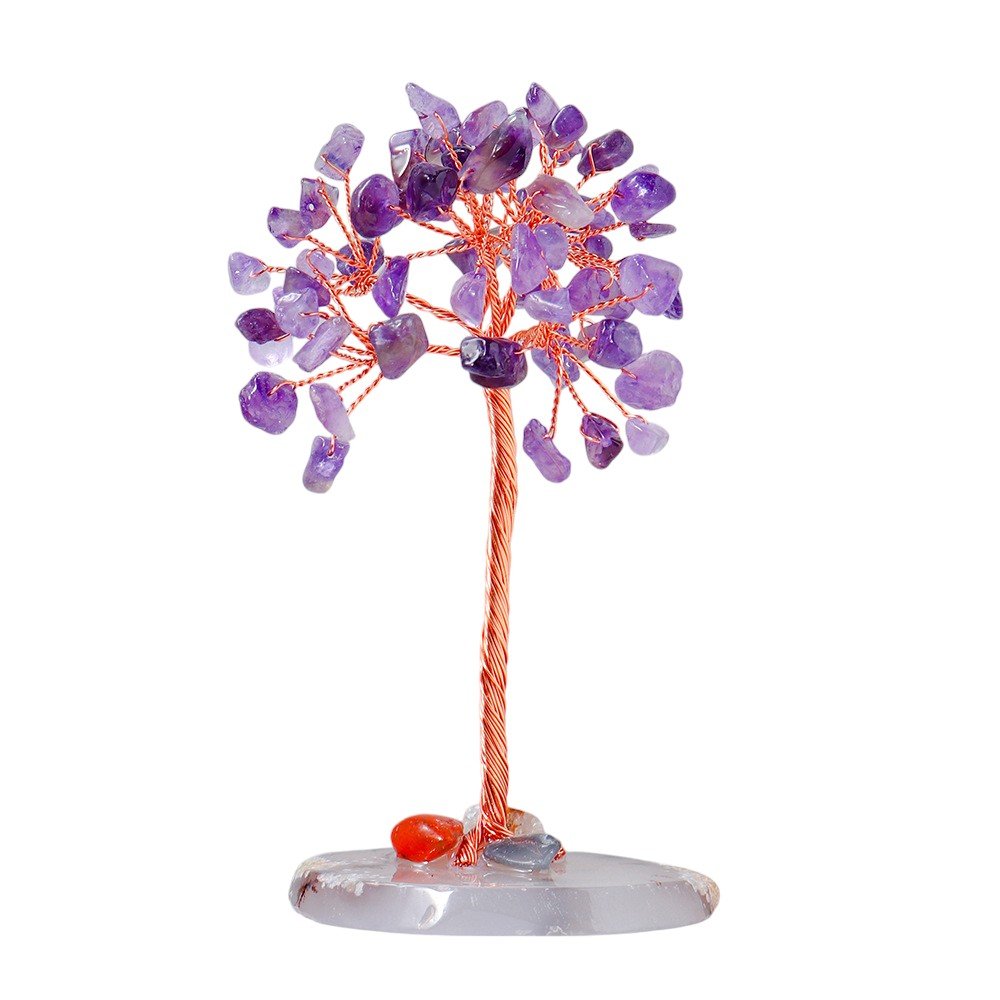 Amethyst Chip Tree 4.70 in Purple 4.70 in 1