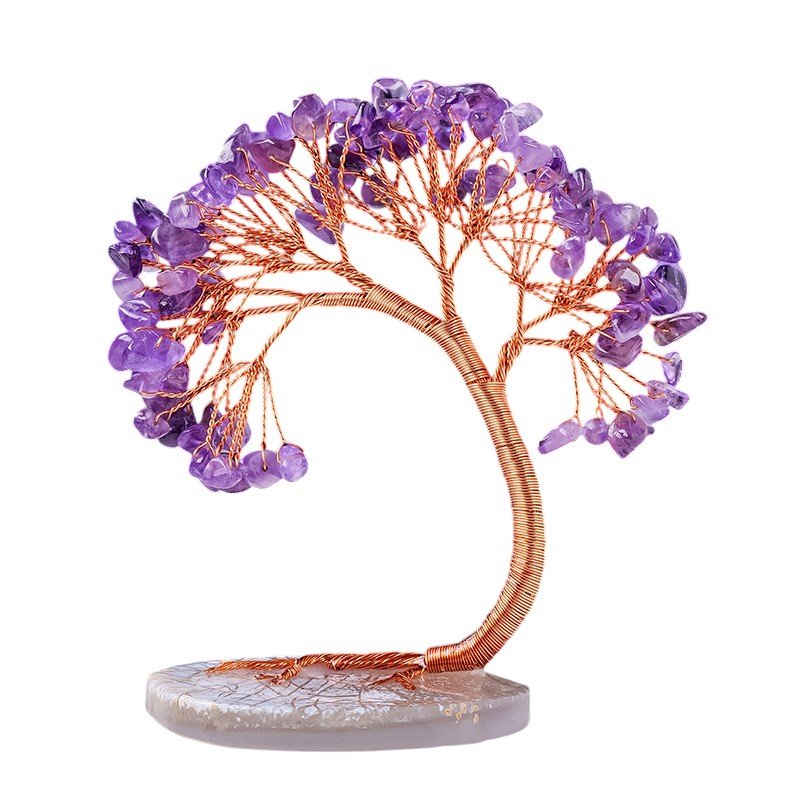 Amethyst Chip Tree 3.70 in Purple 3.70 in 1