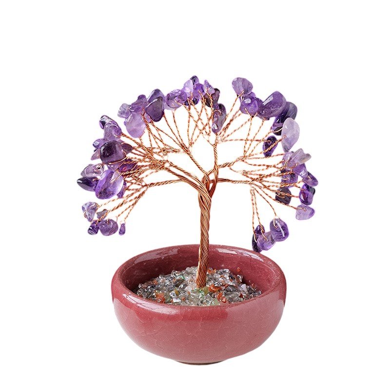 Amethyst Chip Tree 3.90 in