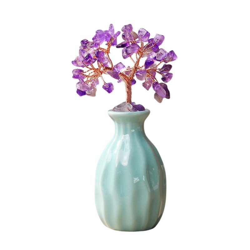 Amethyst Chip Tree 5.10 in Purple 5.10 in 1