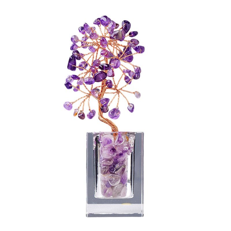 Amethyst Chip Tree 7.10 in