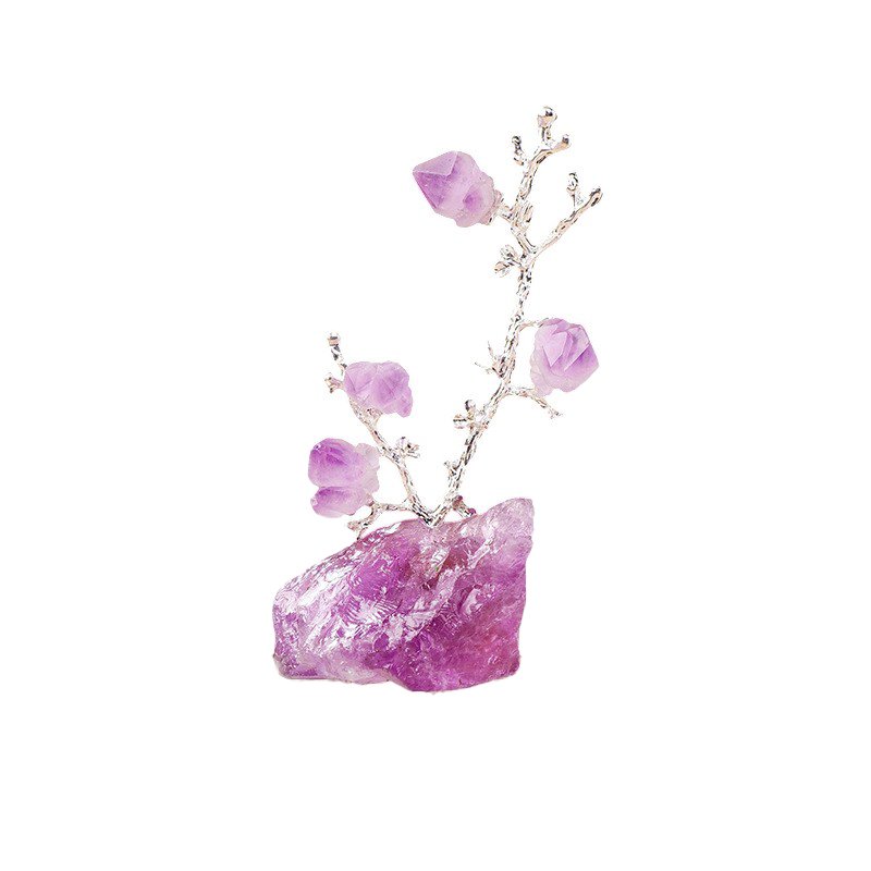 Amethyst Raw Stone Chip Tree 3.50 in Bulk