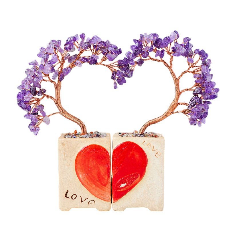 Amethyst Chip Tree 5.90 in Wholesale