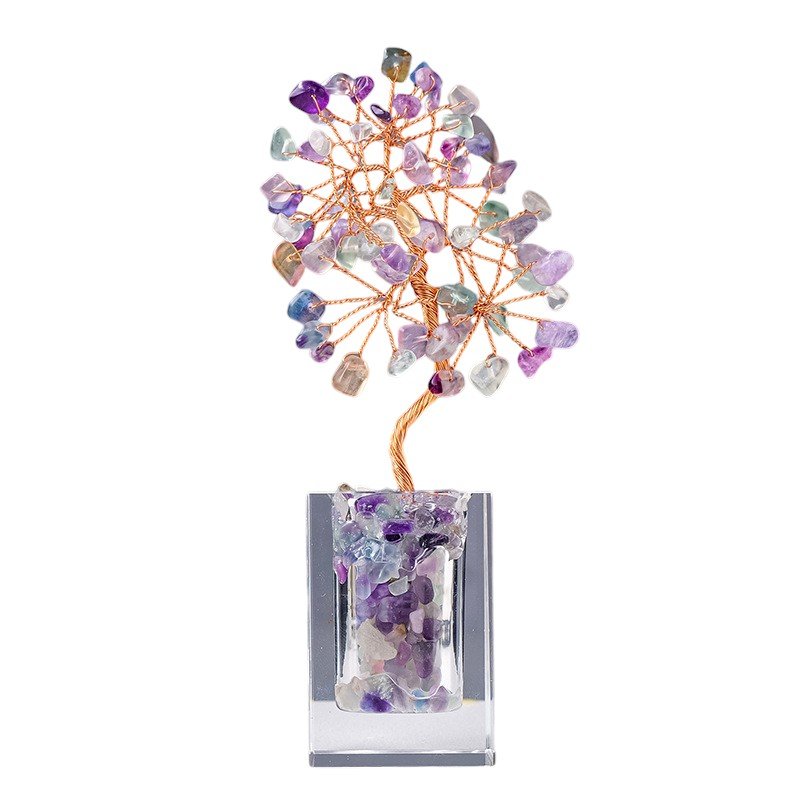 Fluorite Chip Tree 7.10 in
