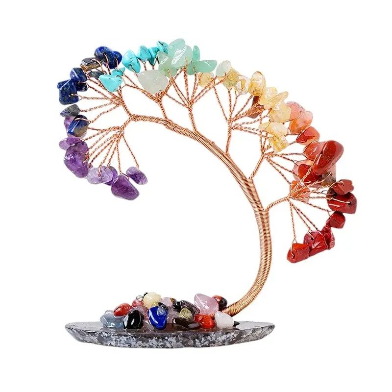 Mixed Crystal Tree 3.70 in Wholesale