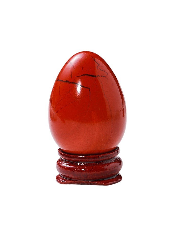 Natural Red Jasper Egg Wholesale 0.80 in (2 cm)