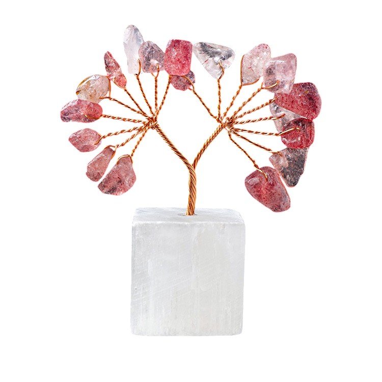 Strawberry Quartz Chip Tree 2.40 in