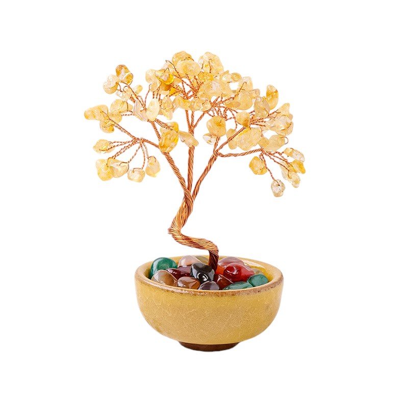 Citrine Chip Tree 4.50 in
