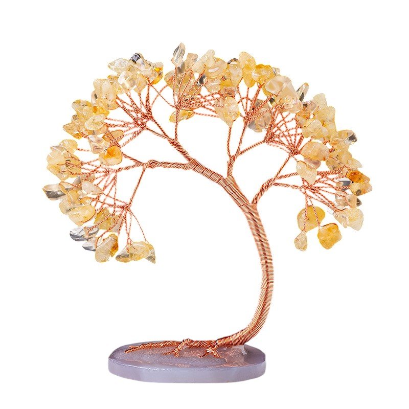 Citrine Chip Tree 3.70 in Yellow 3.70 in 2