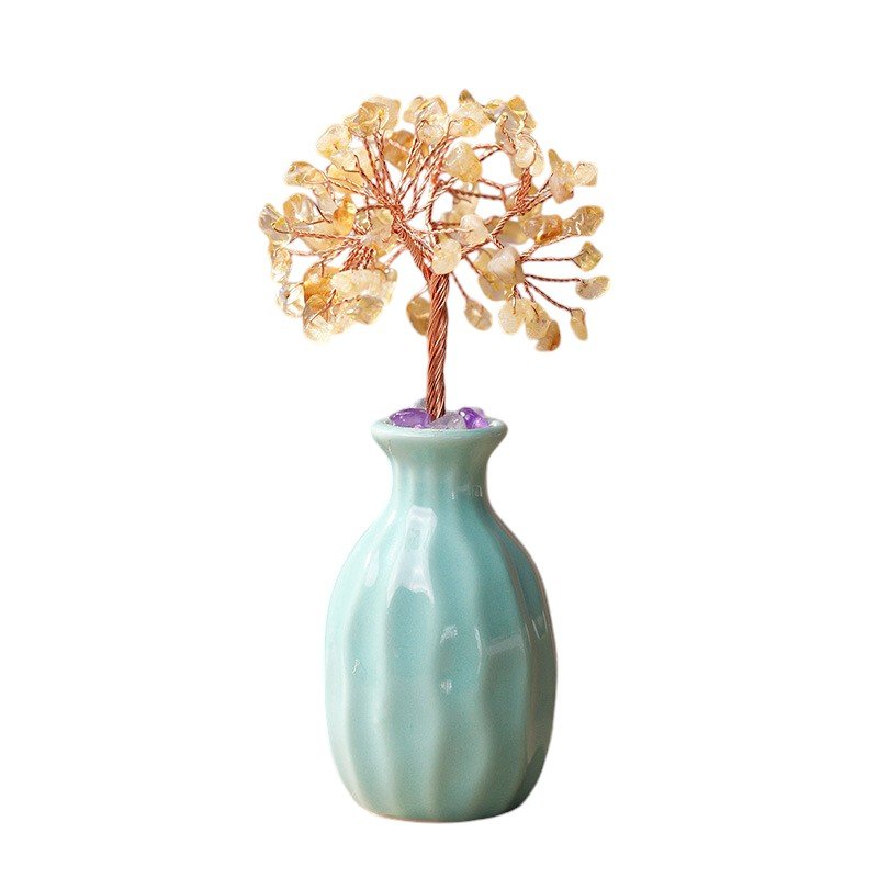 Citrine Chip Tree 5.10 in