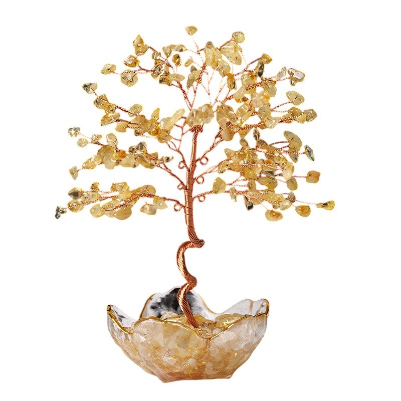 Citrine Chip Tree 6.90 in Bulk
