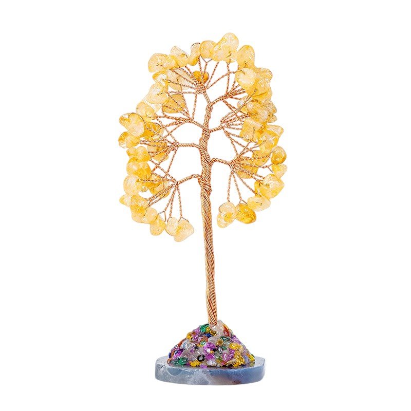Citrine Chip Tree 4.90 in Bulk
