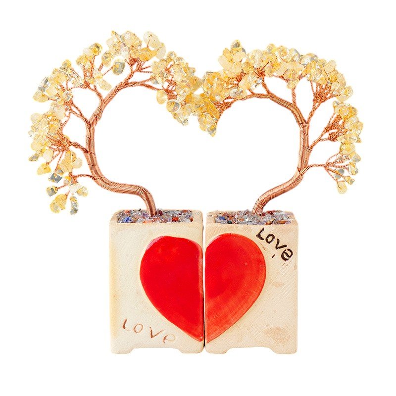 Citrine Chip Tree 5.90 in Wholesale
