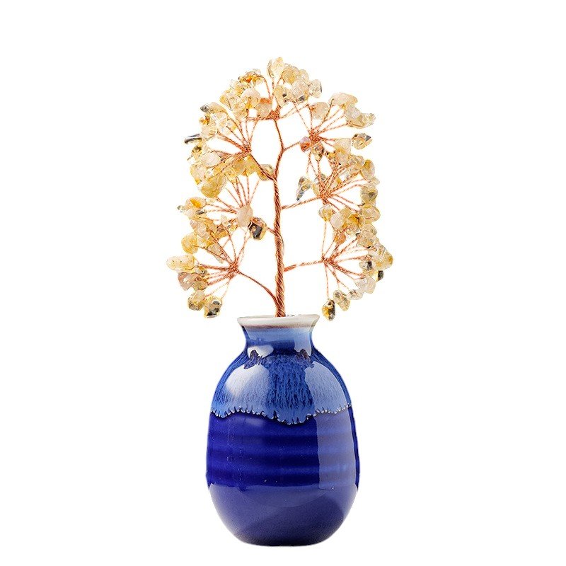 Citrine Chip Tree 6.50 in Wholesale