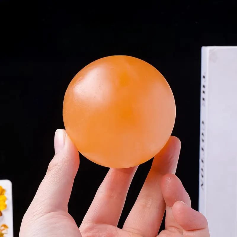 2 Sizes of Orange Selenite Crystal Sphere Ball Wholesale