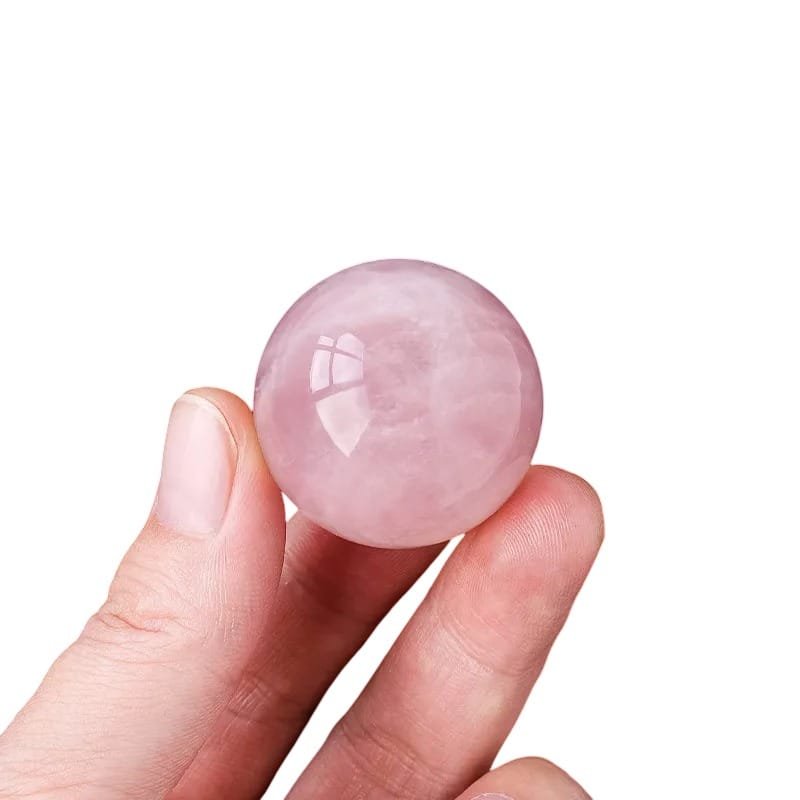 4 Sizes of Pink  Rose Quartz Crystal Sphere Balls Wholesale