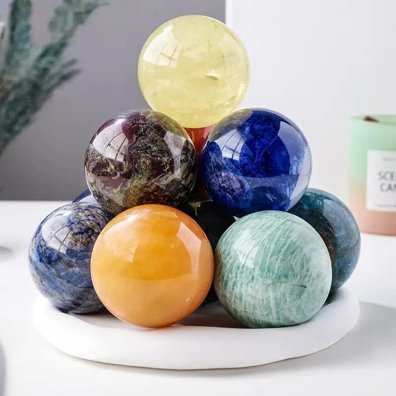 2.36 in Agate Sphere 4 Color Wholesale