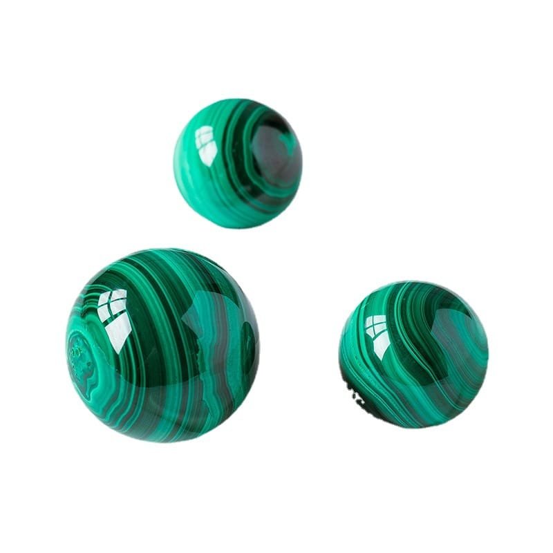 Synthetic Malachite Sphere Wholesale 0.98-1.18 in (2.5-3 cm)