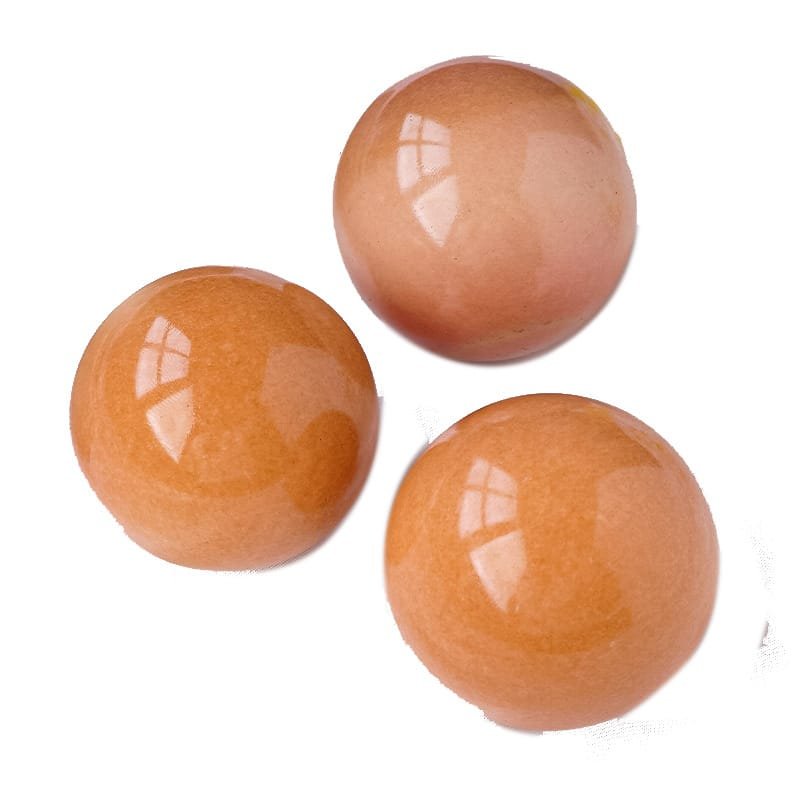 Natural Orange Jade Sphere Wholesale 1.97-2.09 in (5-5.3 cm)