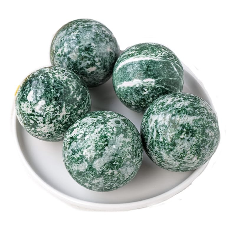 Natural Qinghai Jade Sphere Wholesale 1.97-2.17 in (5-5.5 cm)