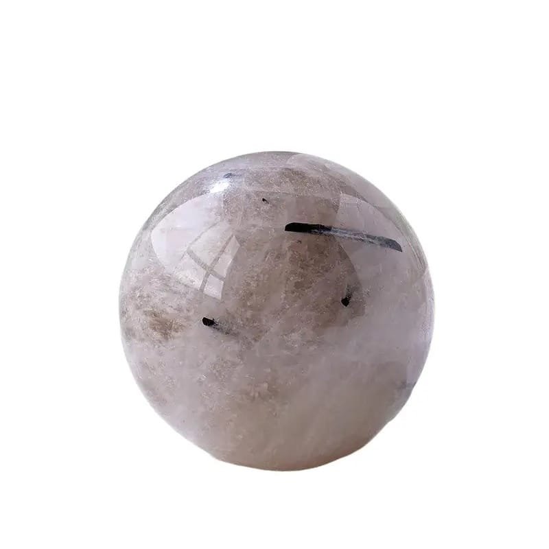 Natural Black Tourmaline in Quartz Sphere Wholesale 3.15 in (8 cm)