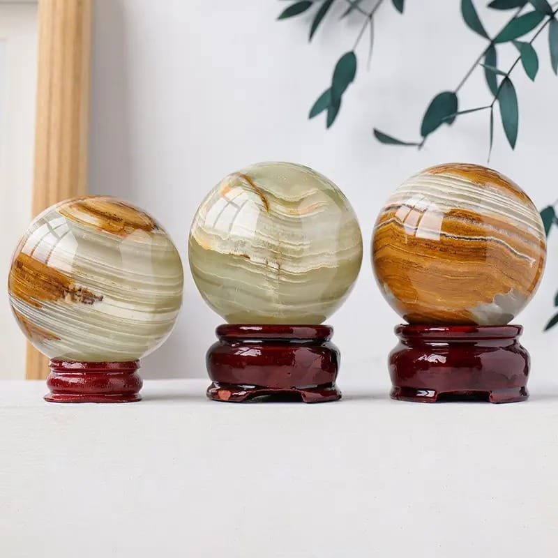 Natural Afghan Jade Sphere Wholesale 1.97-2.17 in (5-5.5 cm) - 1