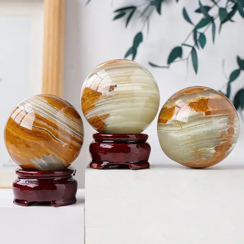 Natural Afghan Jade Sphere Wholesale 1.97-2.17 in (5-5.5 cm) - 2