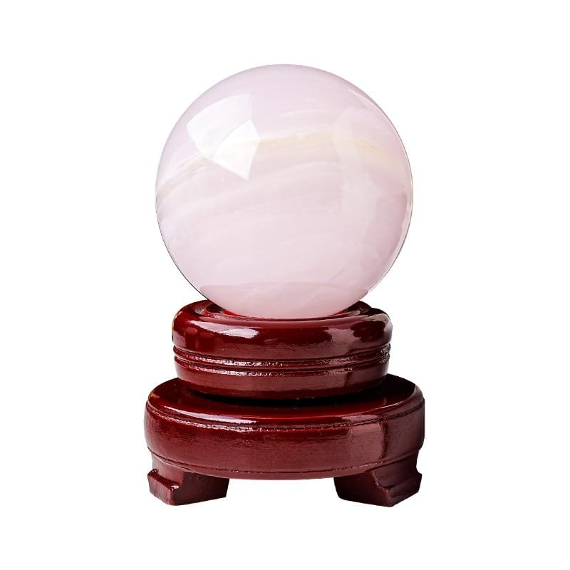 6 Sizes of Pink Calcite Crystal Sphere Balls Wholesale