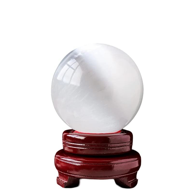 8 Sizes of White Selenite Crystal Sphere Balls Wholesale