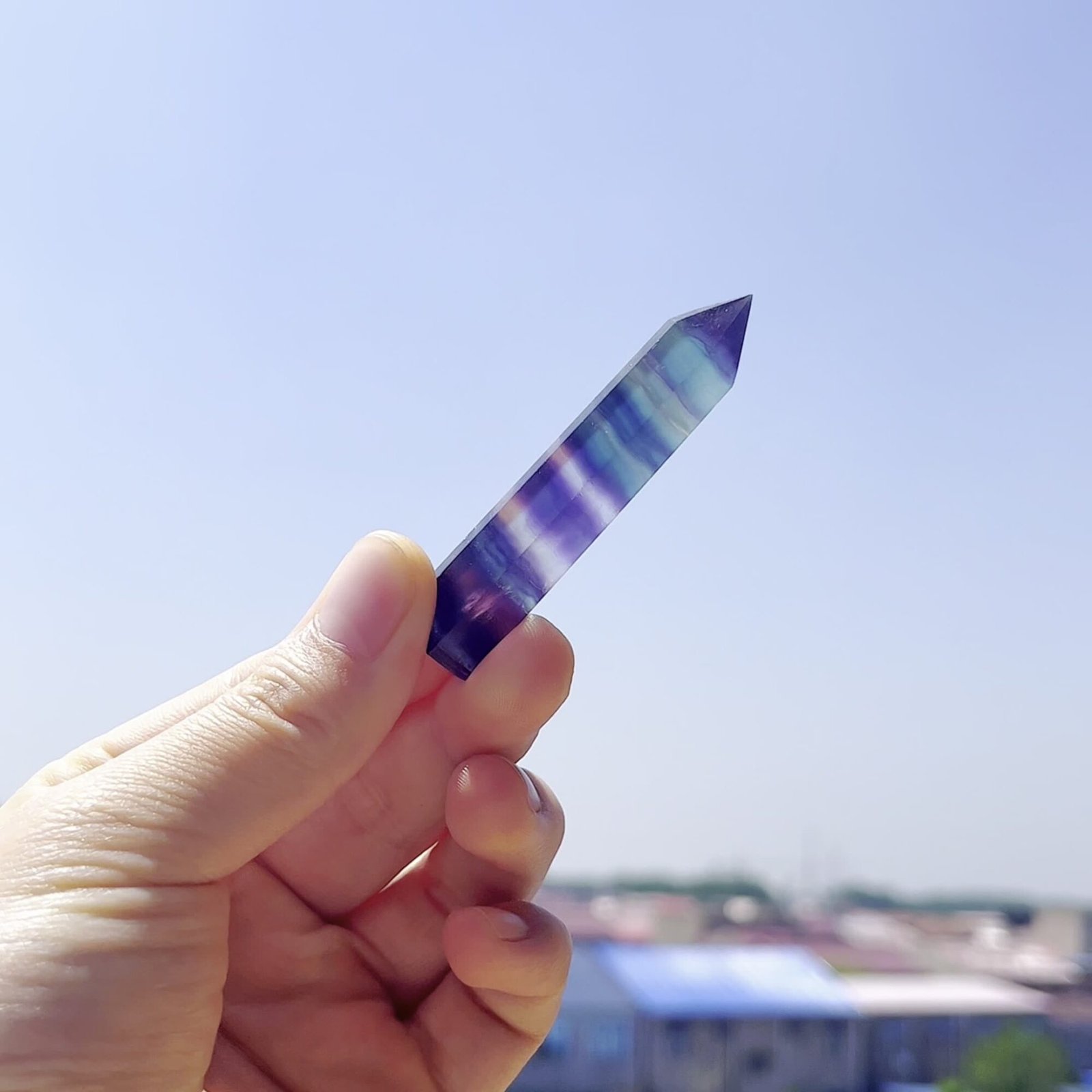 14 Sizes of Colorful Fluorite Crystal Tower Wholesale