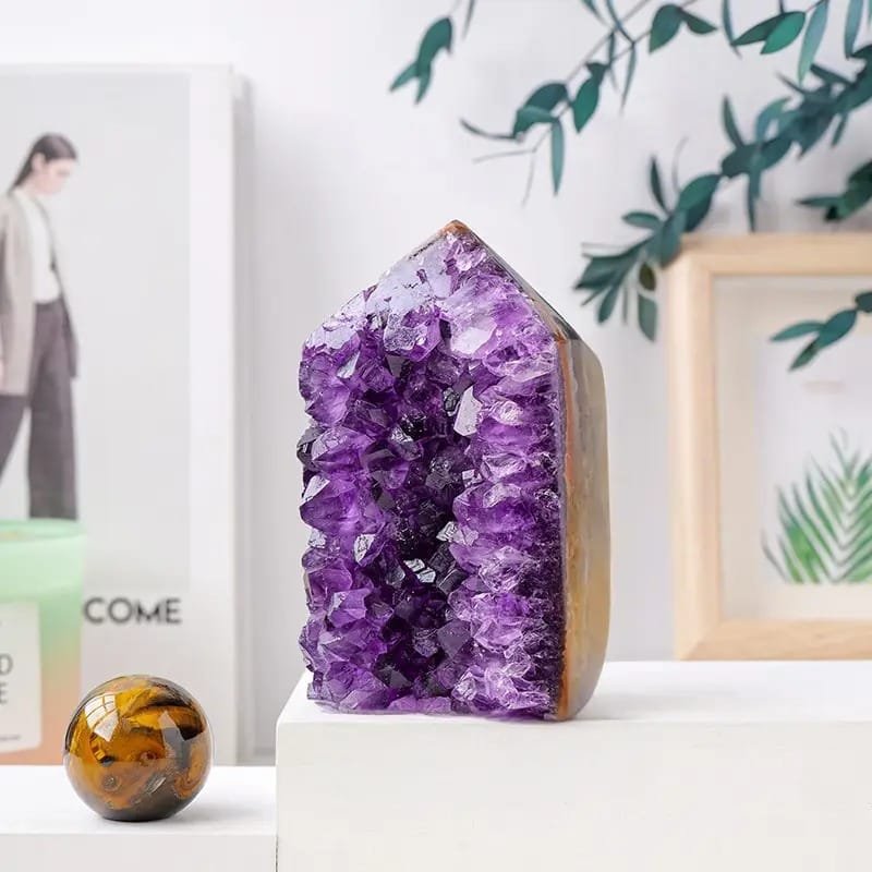 Natural Uruguay Amethyst Cluster Tower Wholesale 1.97-8.27 in (5-21 cm)
