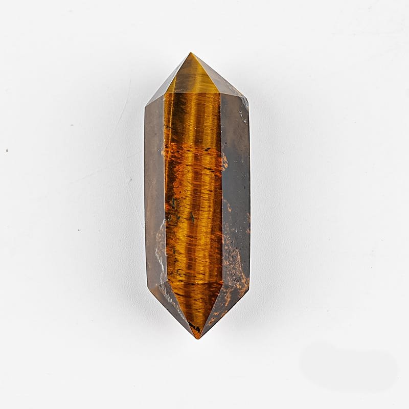 2 Sizes of Brown Tigers Eye Double-Terminated Crystal Point Wholesale - 2.17 in(5.5 cm)