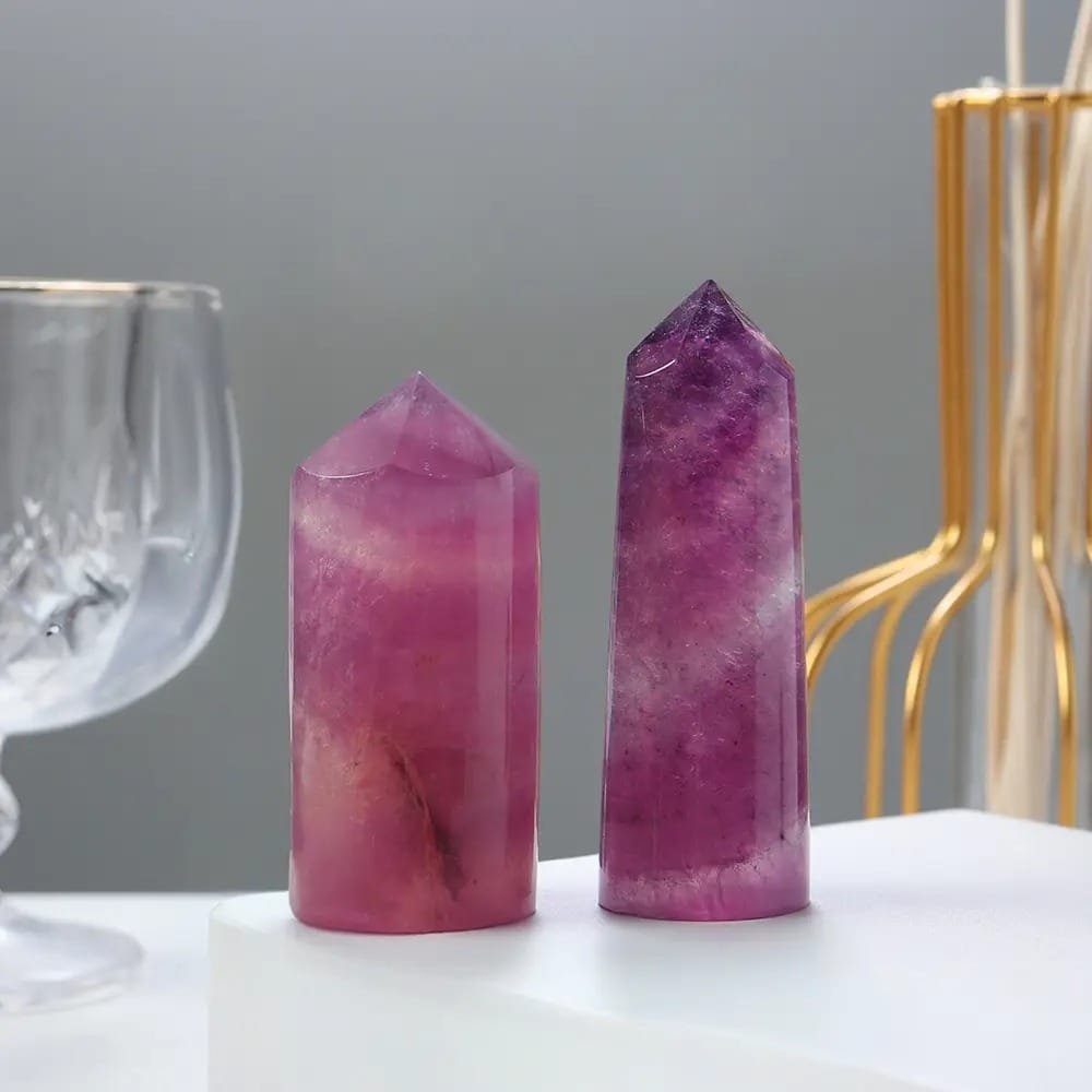 Purple Fluorite Small Crystal Tower Wholesale