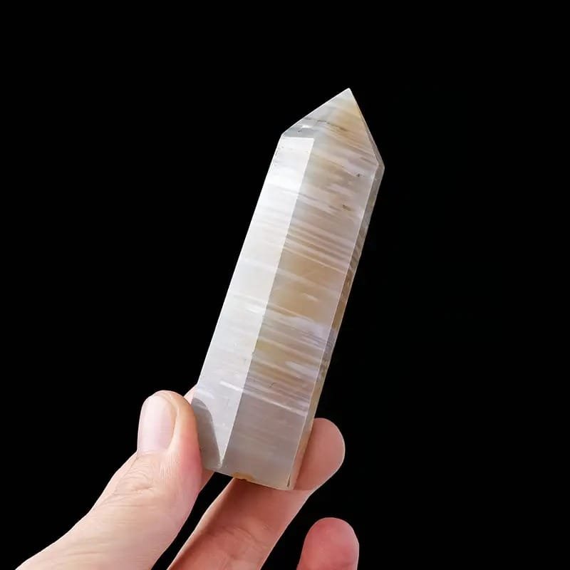 3 Sizes of Gray Agate Crystal Tower Wholesale